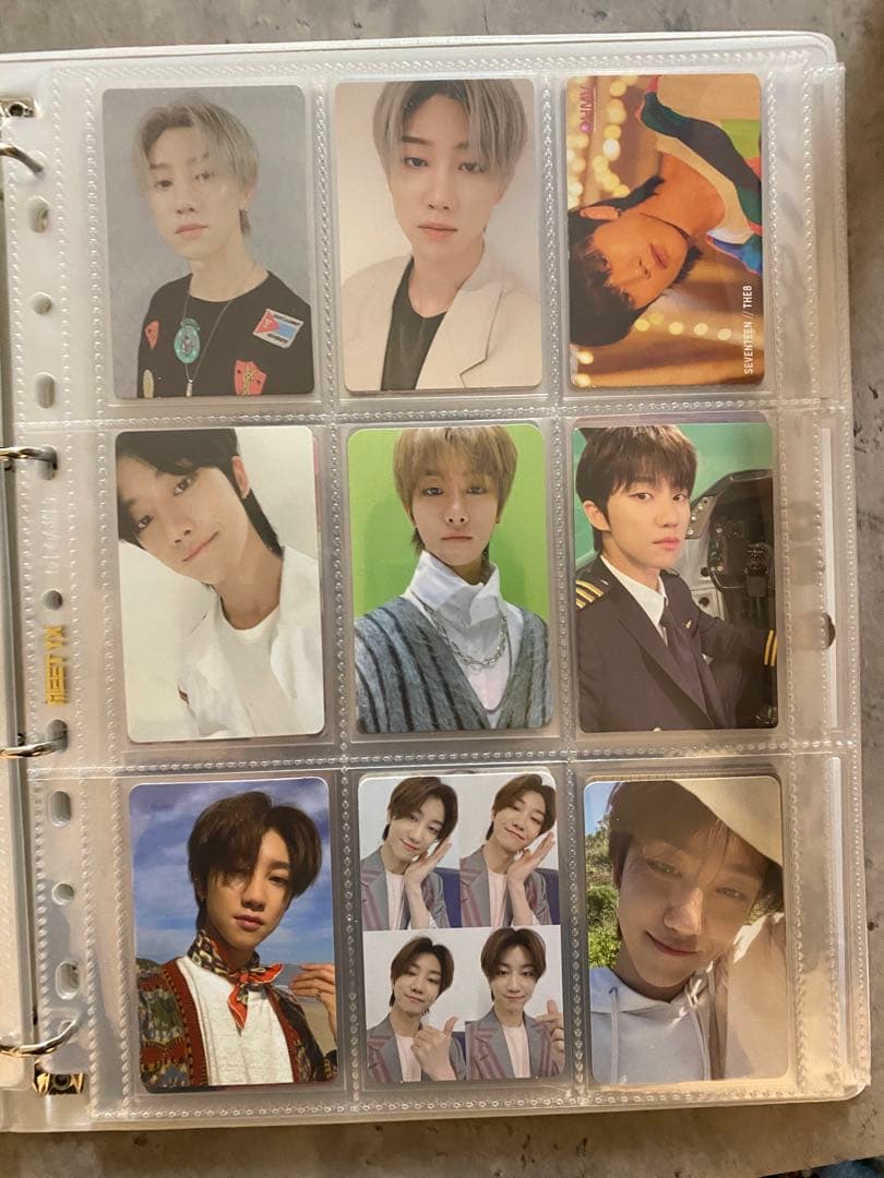 セブチ　ミンハオ　過去公式トレカまとめ売り　54枚
