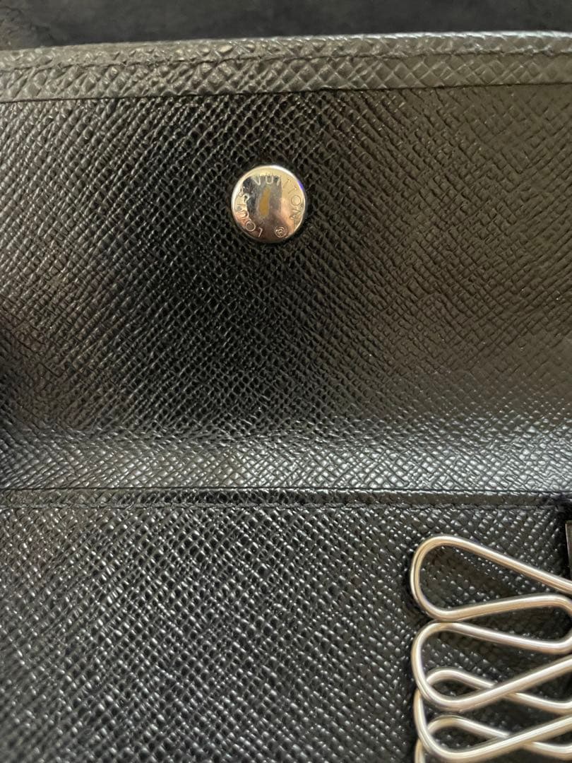 美品 LV ルイヴィトン キーケース 6連 タイガ 黒