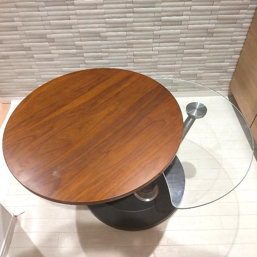 ★ウォールナット★ 馬場家具 Italstudio ツインテーブル イタリア