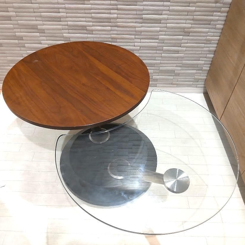 ★ウォールナット★ 馬場家具 Italstudio ツインテーブル イタリア