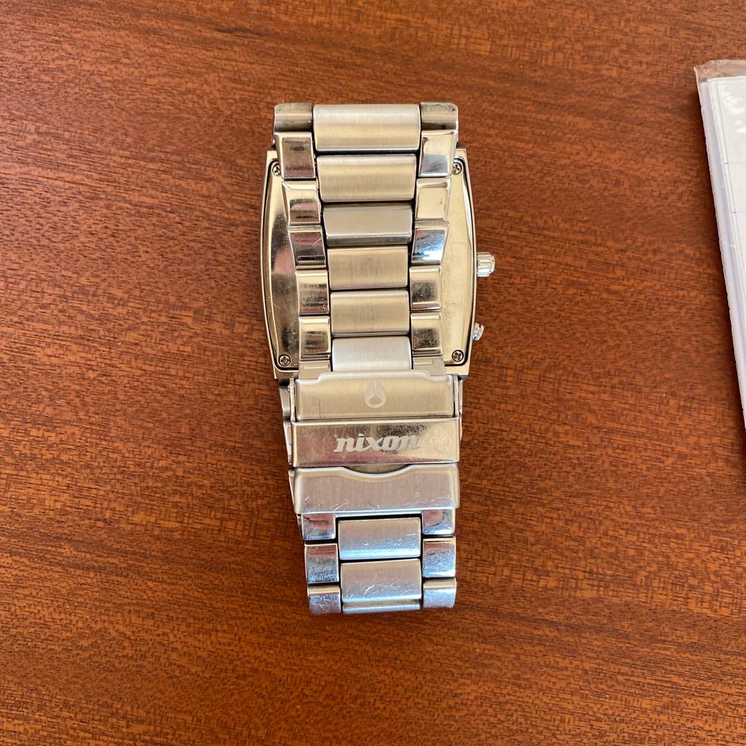 希少　Nixon バンクス　The Analog 腕時計 シルバー