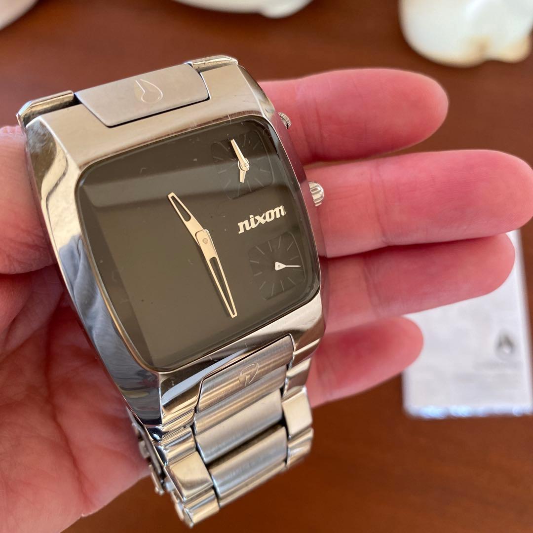 希少　Nixon バンクス　The Analog 腕時計 シルバー