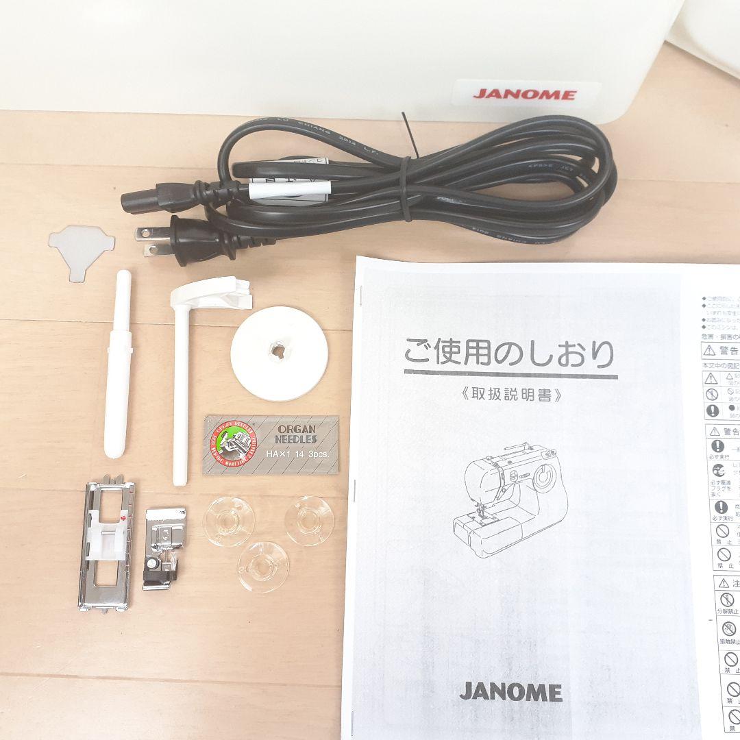 【美品】ジャノメコンパクト電子ミシン本体CL-595　未使用品動作確認済み