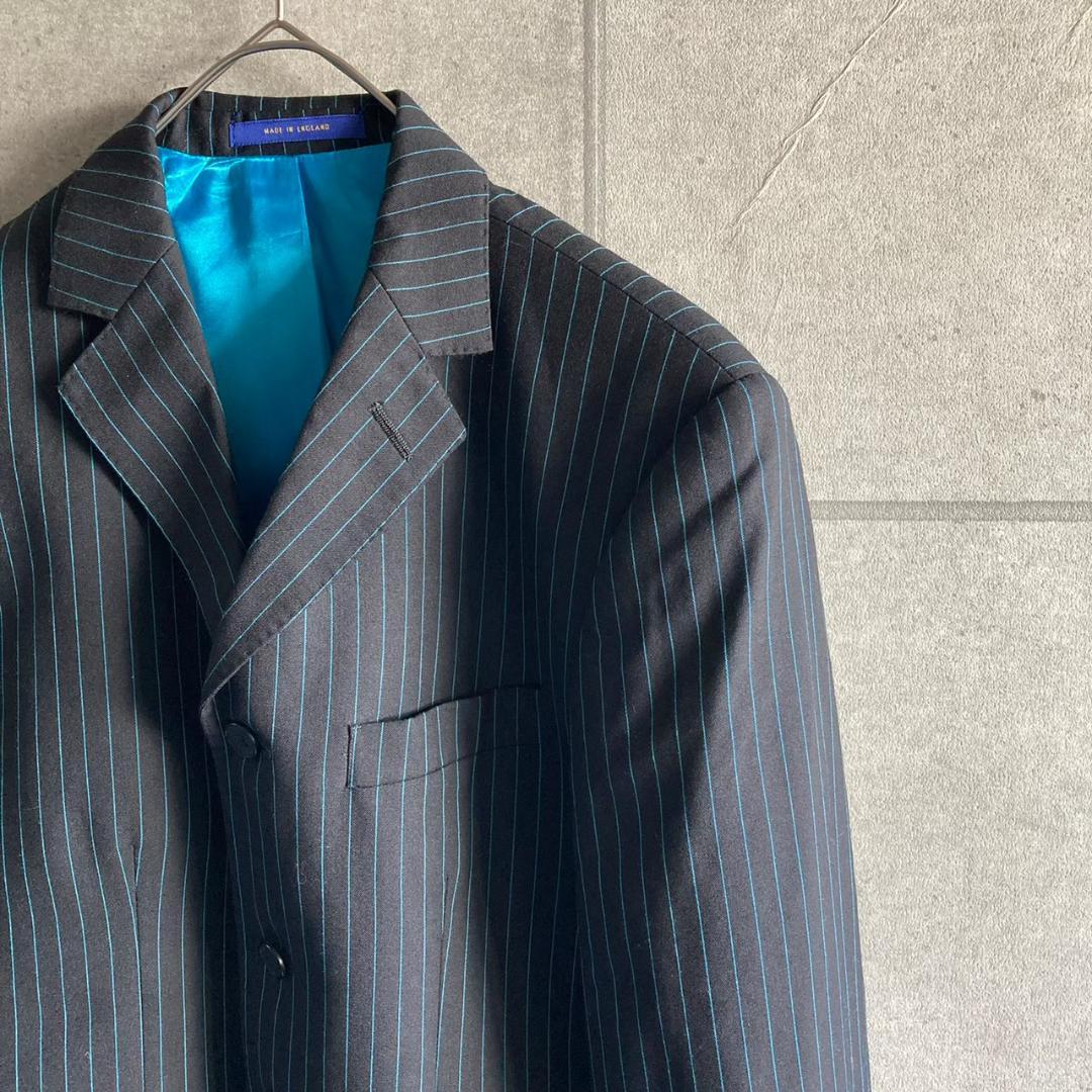 【OZWALD BOATENG】オズワルド ストライプジャケット W134