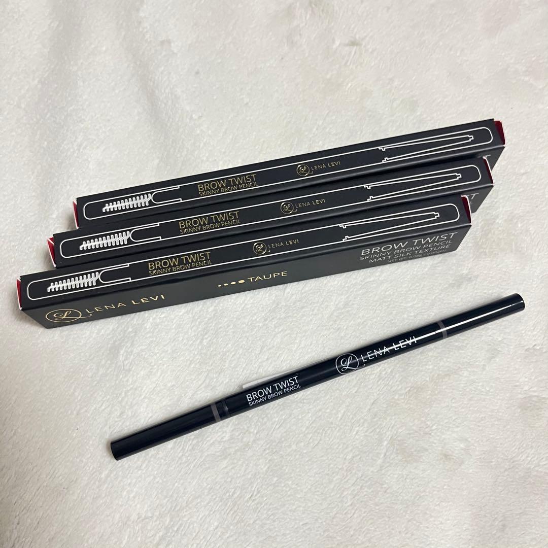 LENA LEVI BROW TWIST アイブロウペンシル TAUPE3本新品