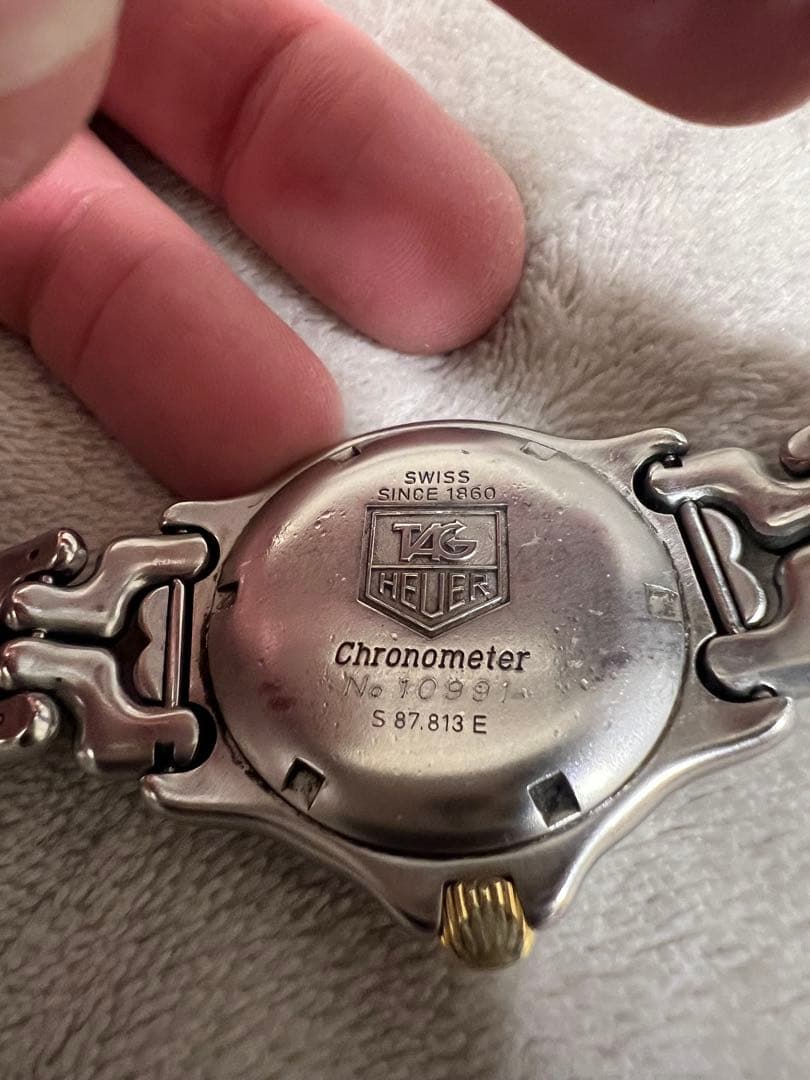 【実働】TAG Heuer セルシリーズ メンズ腕時計 自動巻 ホワイト文字盤