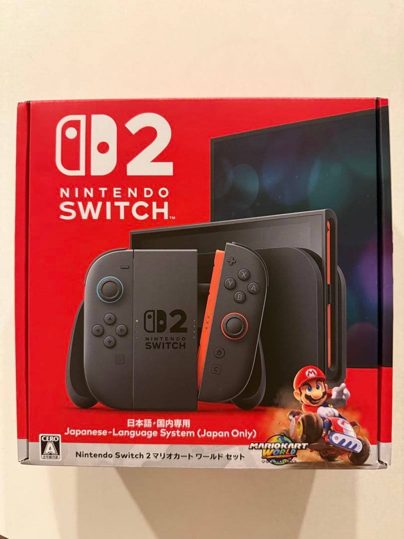 Nintendo Switch 2マリオカートセット　ニンテンドースイッチ2本体