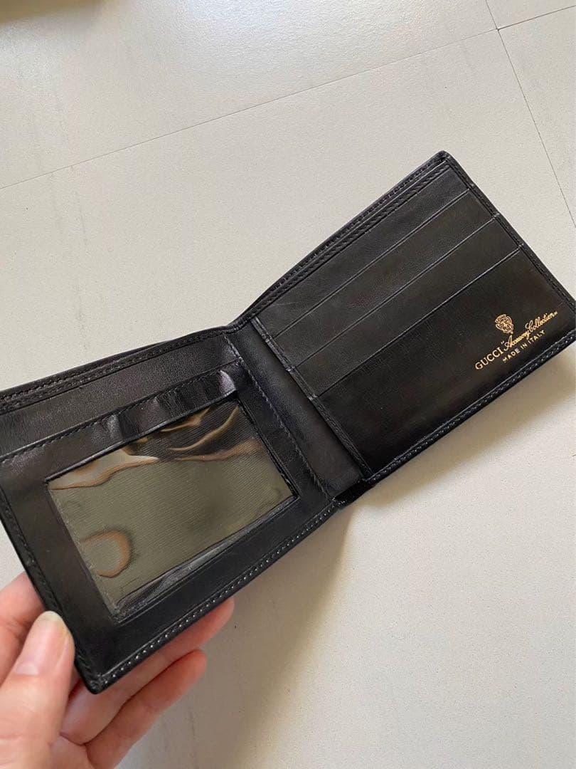 Gucci◆グッチ◆Old Gucci シェリーライン　二つ折り財布
