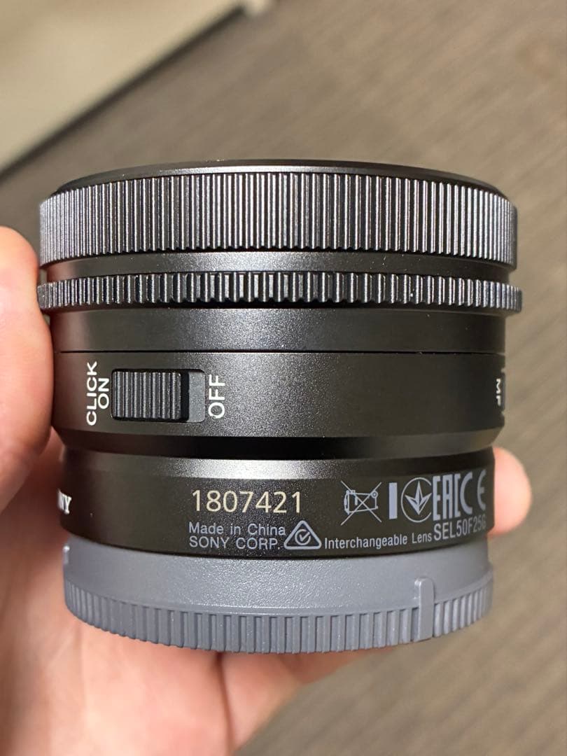 Sony FE 50mm f2.5 G レンズ