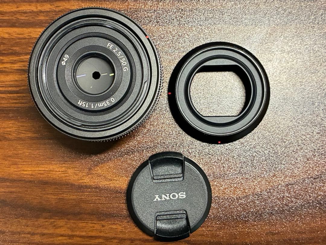 Sony FE 50mm f2.5 G レンズ