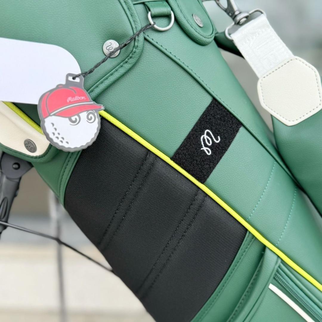 新作 マルボンゴルフ キャディバッグ malbon golf バッグ 緑色