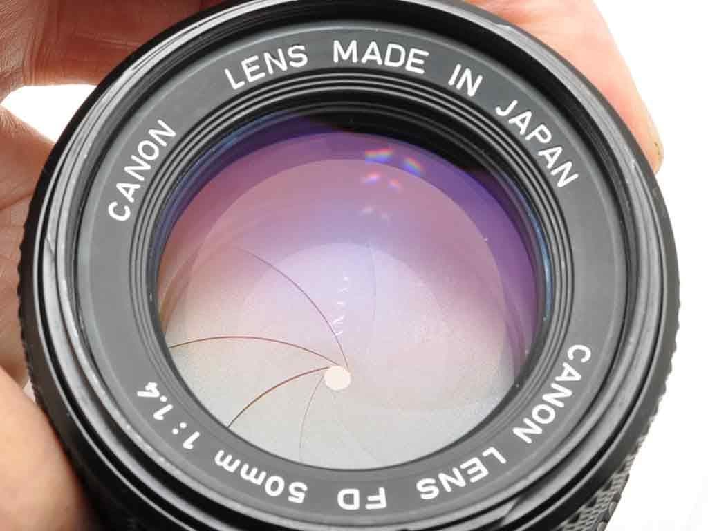 キヤノン AE-1 PROGRAM ブラック NFD 50mm f1.4 動確済