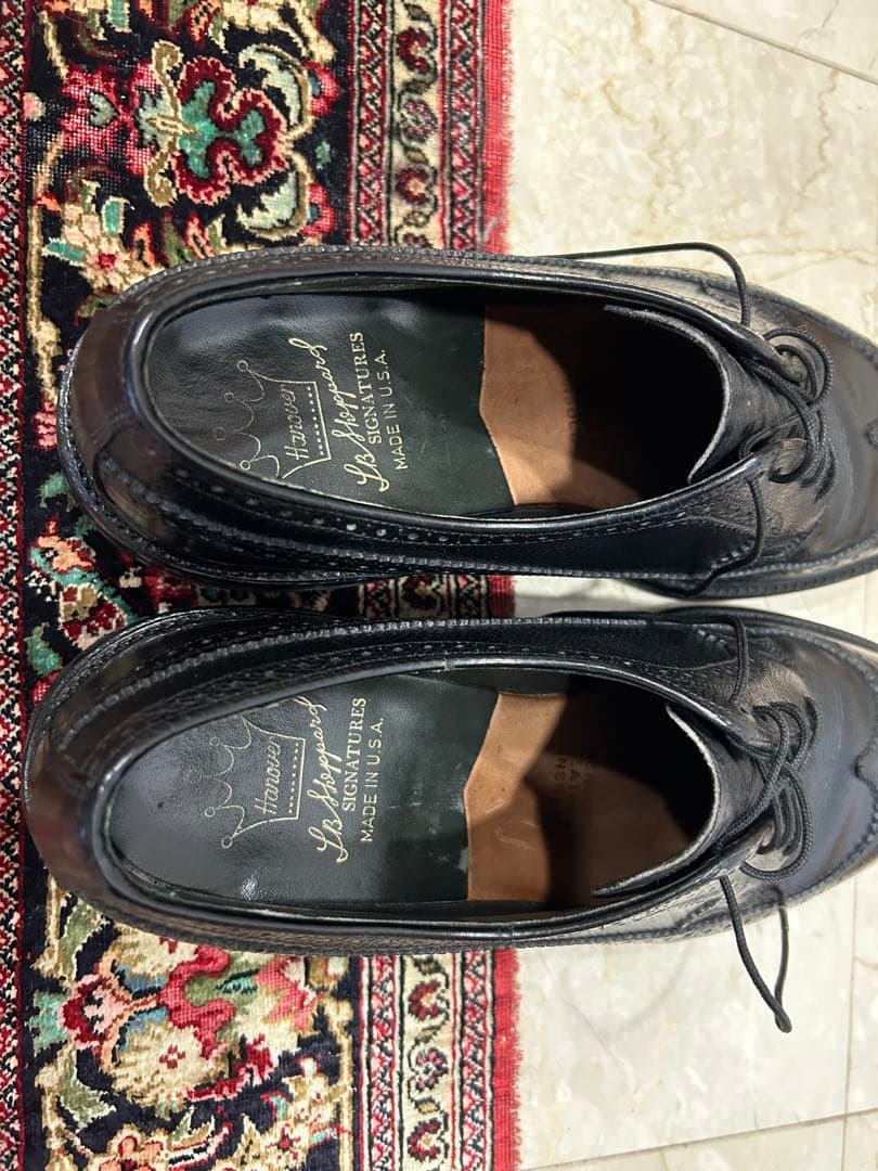 Hanover L.B.Shepard ロングウイングチップ 革靴