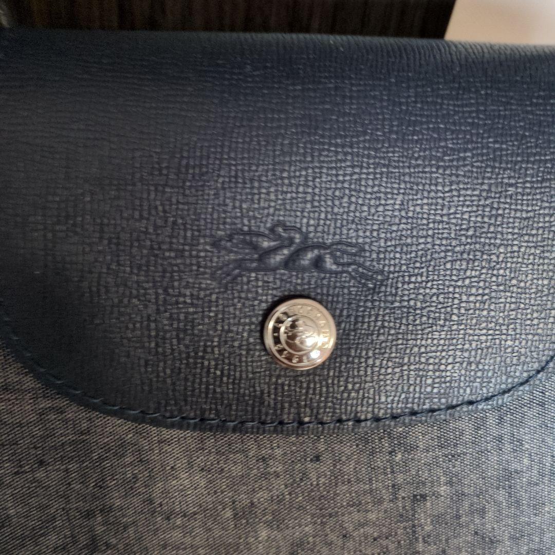 お値下げ☆LONGCHAMPプリアージュSオンザロードマリンデニム 2way