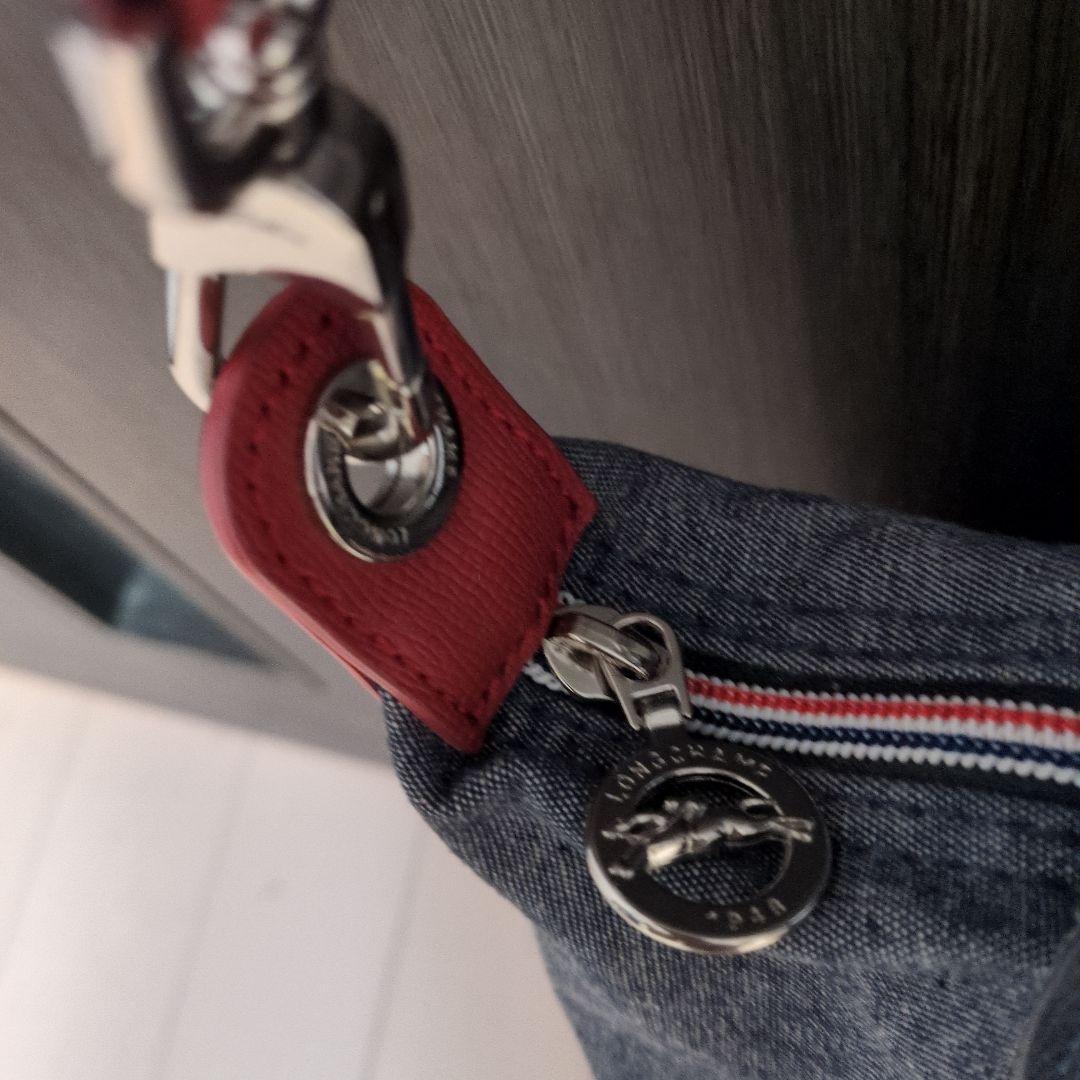 お値下げ☆LONGCHAMPプリアージュSオンザロードマリンデニム 2way