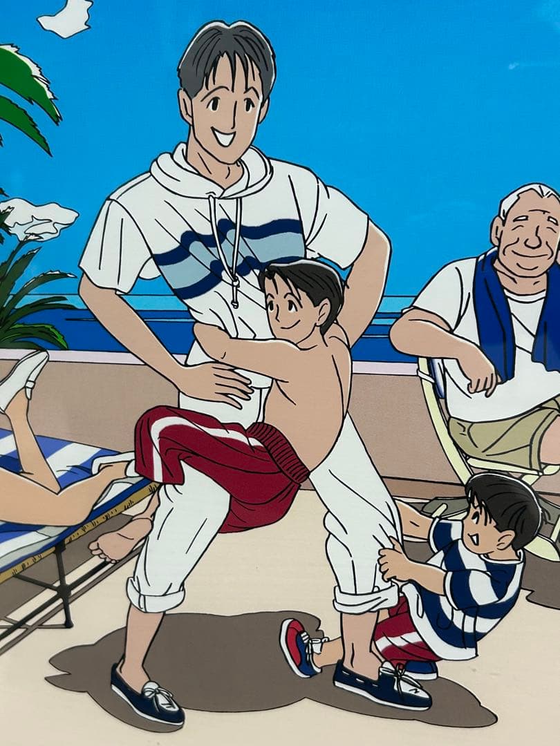 h*u様 わたせせいぞう Let's Join It! シルクスクリーン希少直筆