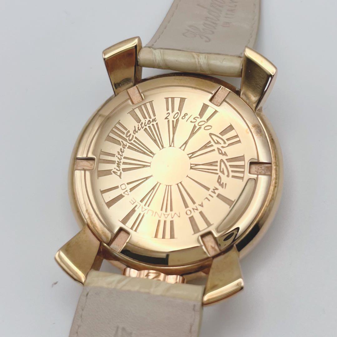 GaGa MILANO Manuale 40mm gold 付属品 希少色