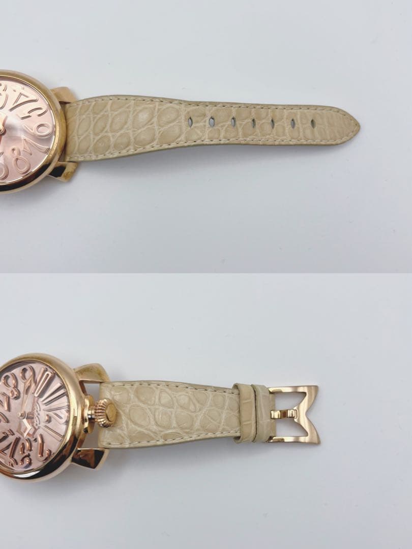 GaGa MILANO Manuale 40mm gold 付属品 希少色