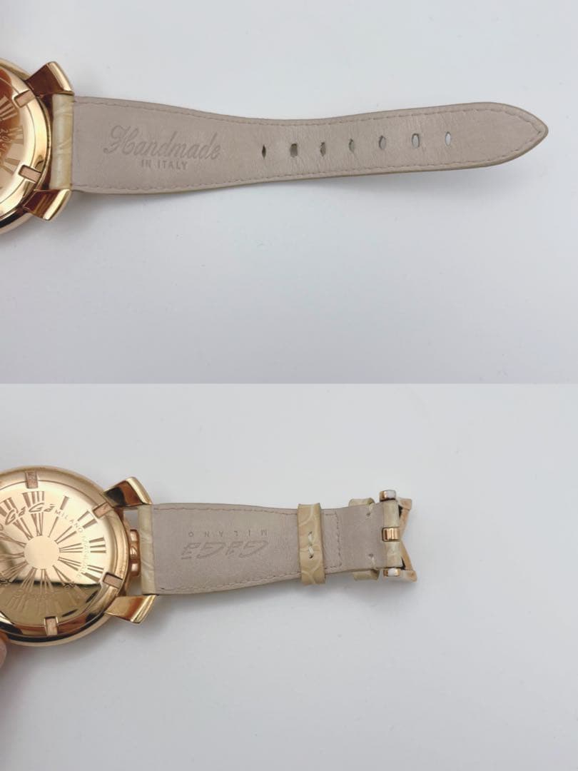 GaGa MILANO Manuale 40mm gold 付属品 希少色