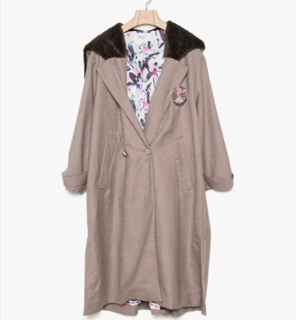 【まる】bedside dramaベージュチェスターコート