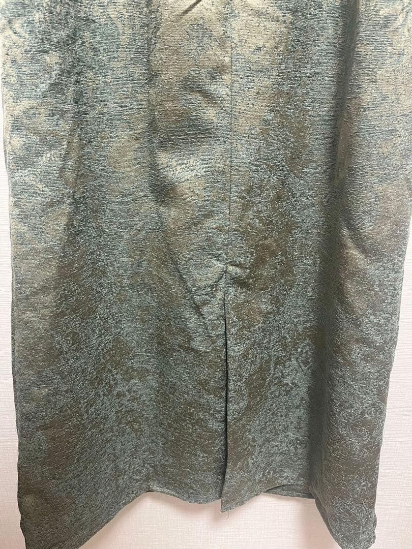 shoulder ribbon jacquard dress LE’RURE