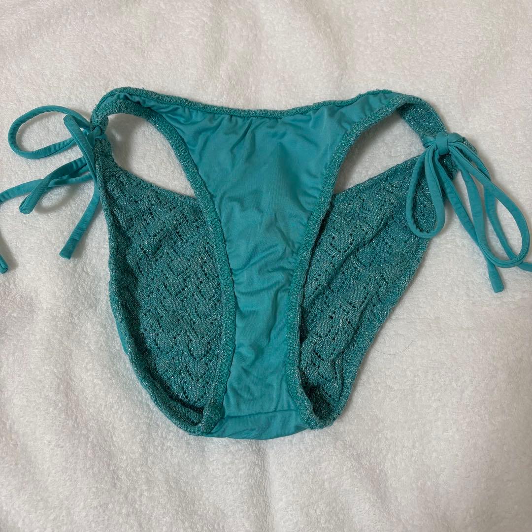 ALENCY ラメニットビキニ　2024 セパレート　水着　ビキニ　ぴとちゃん