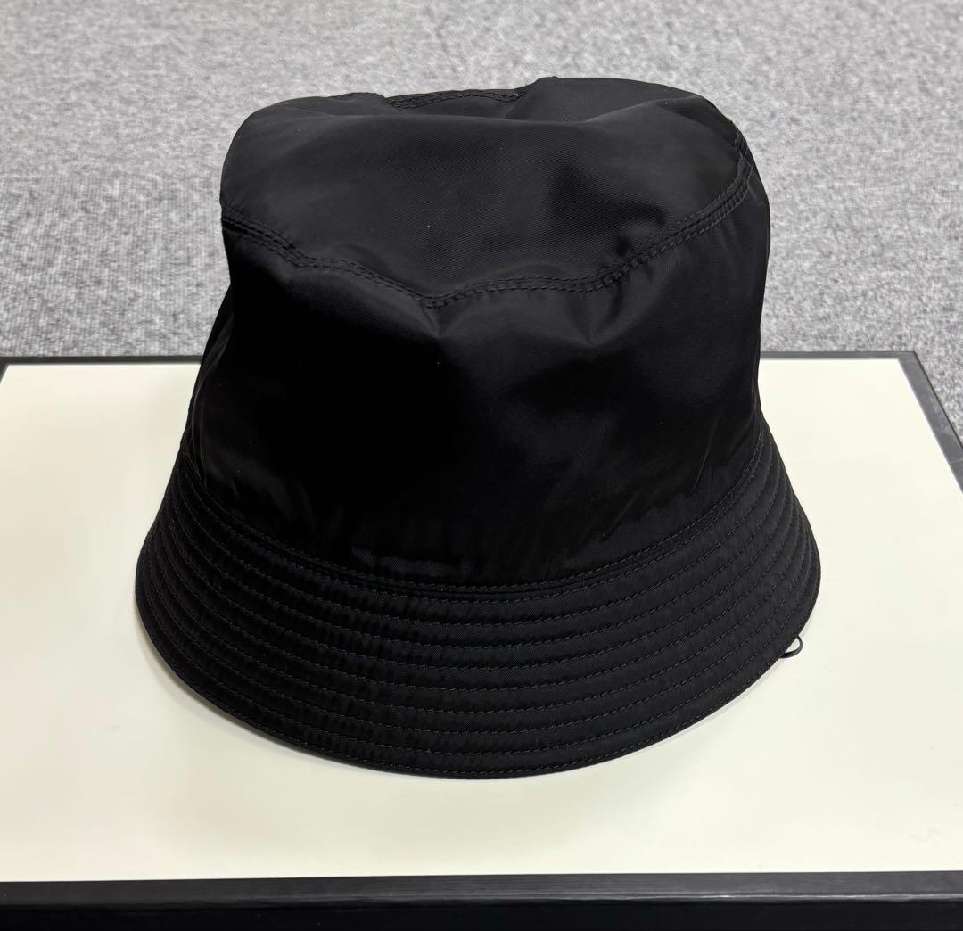 PRADA ブラック バケットハット　M