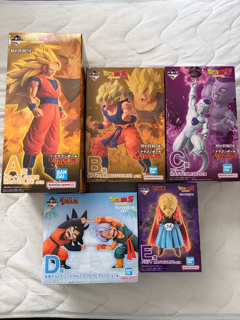 一番くじ　ドラゴンボール　A B C D E フィギュアセット　新品未開封
