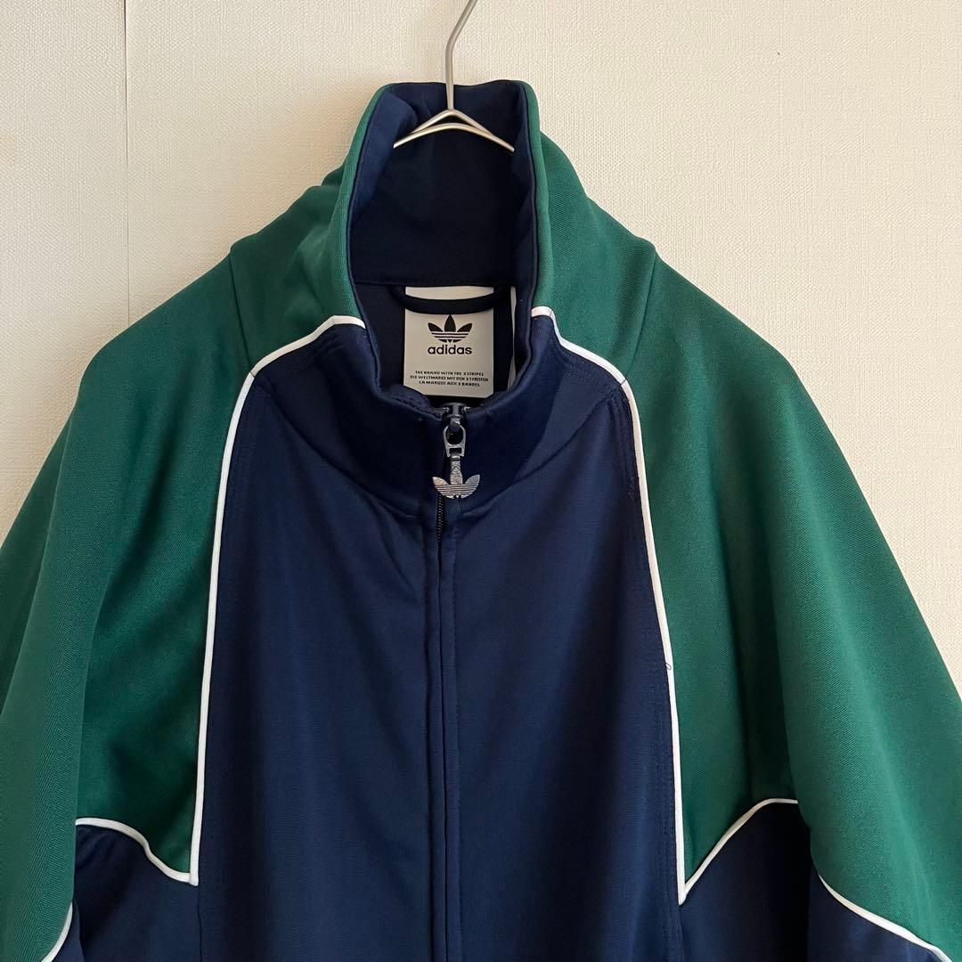 【超レア★裾&背中刺繍トレフォイル&人気のグリーン】アディダストラックジャケット