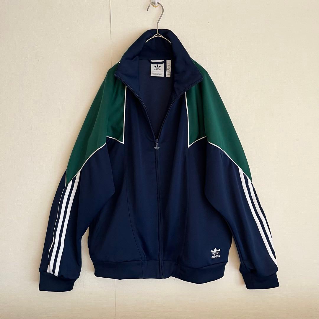 【超レア★裾&背中刺繍トレフォイル&人気のグリーン】アディダストラックジャケット