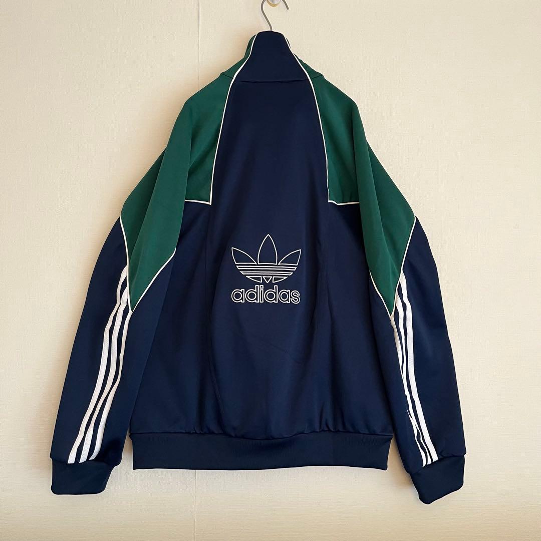 【超レア★裾&背中刺繍トレフォイル&人気のグリーン】アディダストラックジャケット