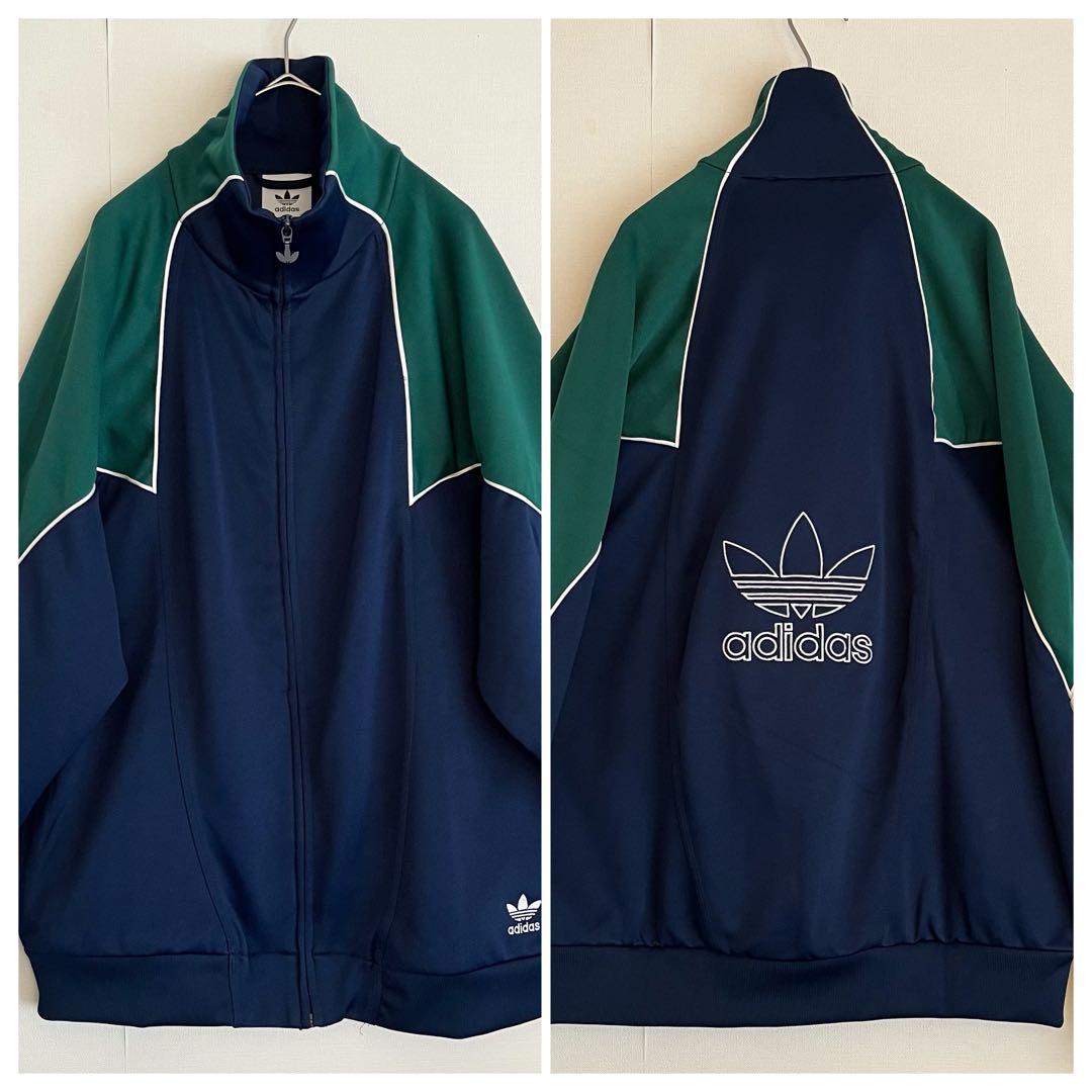 【超レア★裾&背中刺繍トレフォイル&人気のグリーン】アディダストラックジャケット