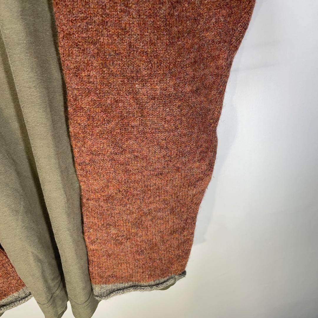 90S コムデギャルソン　銀タグ　田中オム　袖ニット　カットソー