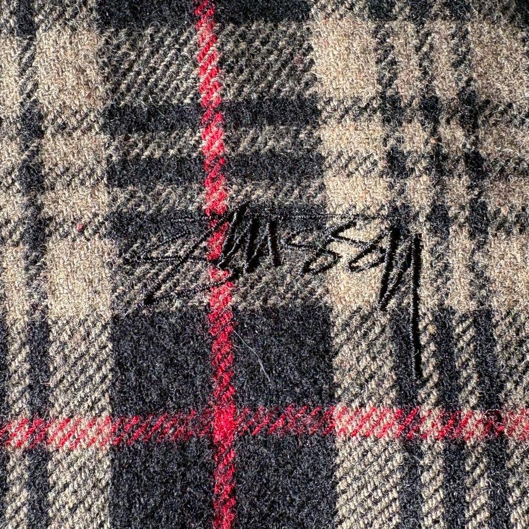 OLD STUSSY ショーンフォント ロゴ刺繍 ウールスタジャン ステューシー