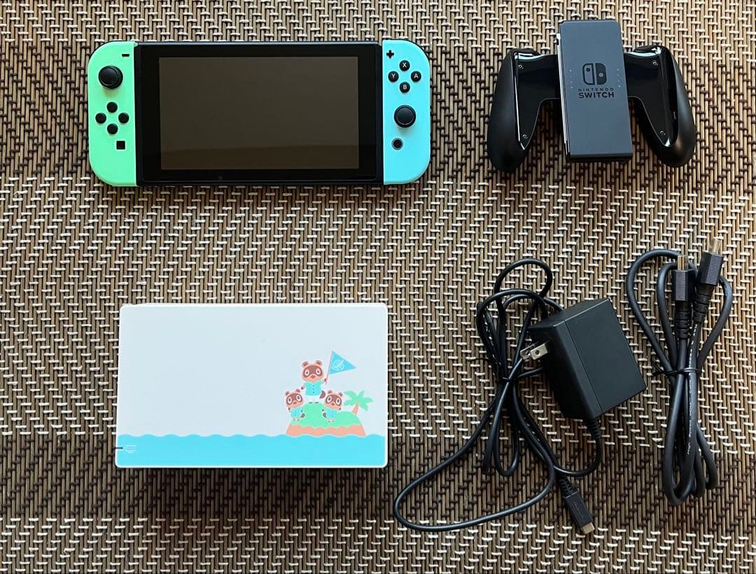 美品 Nintendo Switch どうぶつの森セット 本体 付属品全て