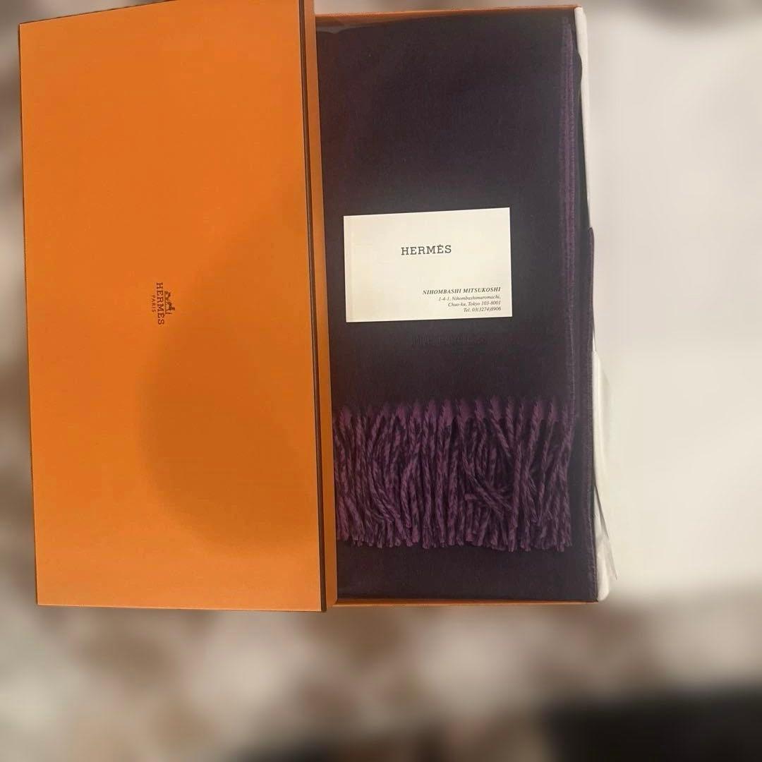 エルメス　メンズマフラー　未使用