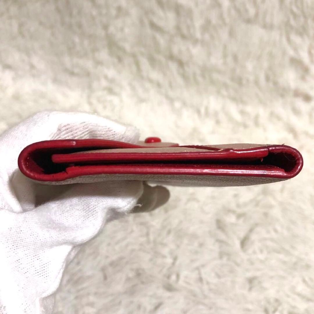 未使用級✨ミュウミュウ　 レザー　長財布　 マドラス　ラブレター ピンク系