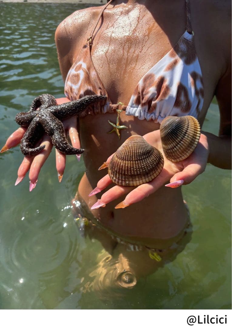 RoomSERVICE 鹿柄ロゴプリント ビキニy2k Nodress