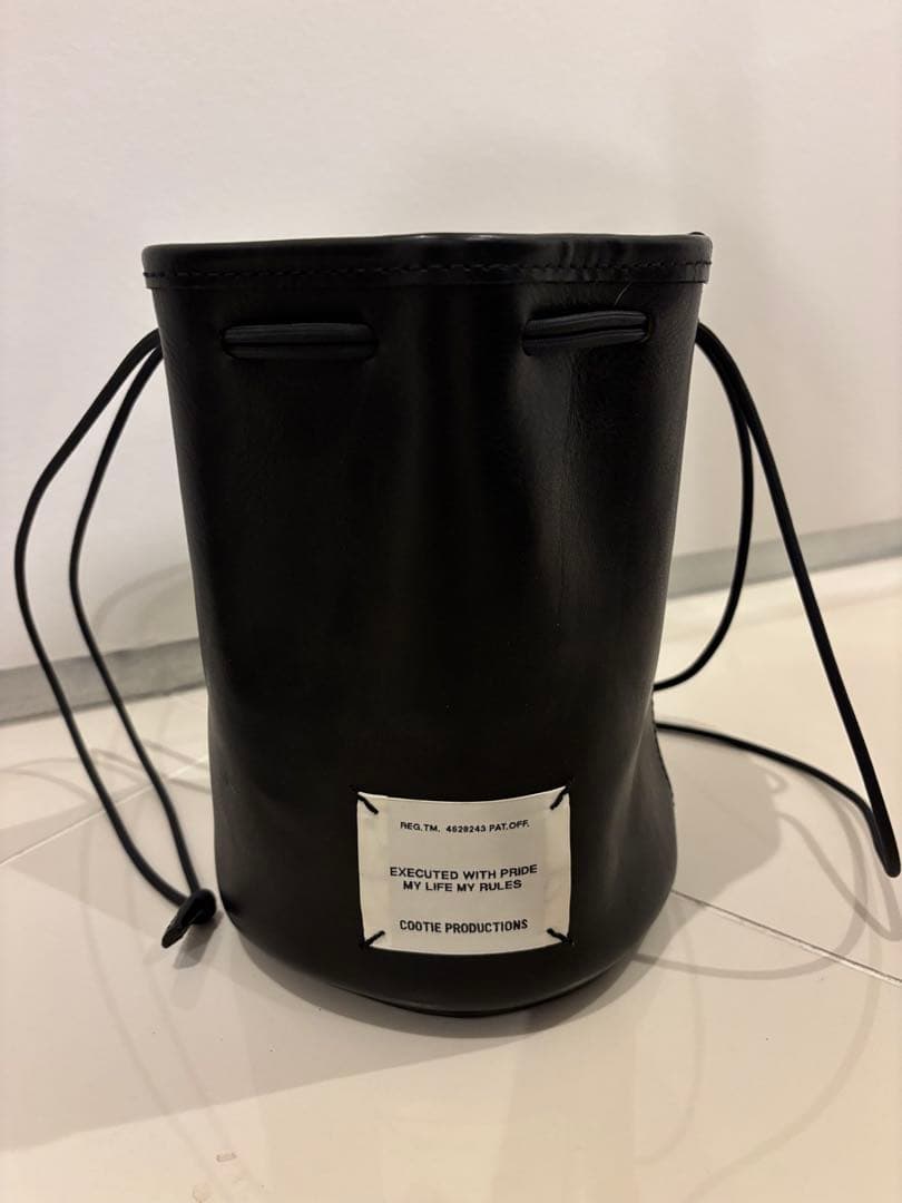 COOTIE　Leather Bucket Bag