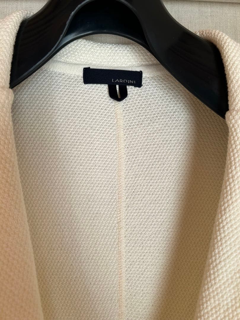LARDINI アイボリー テーラードジャケット