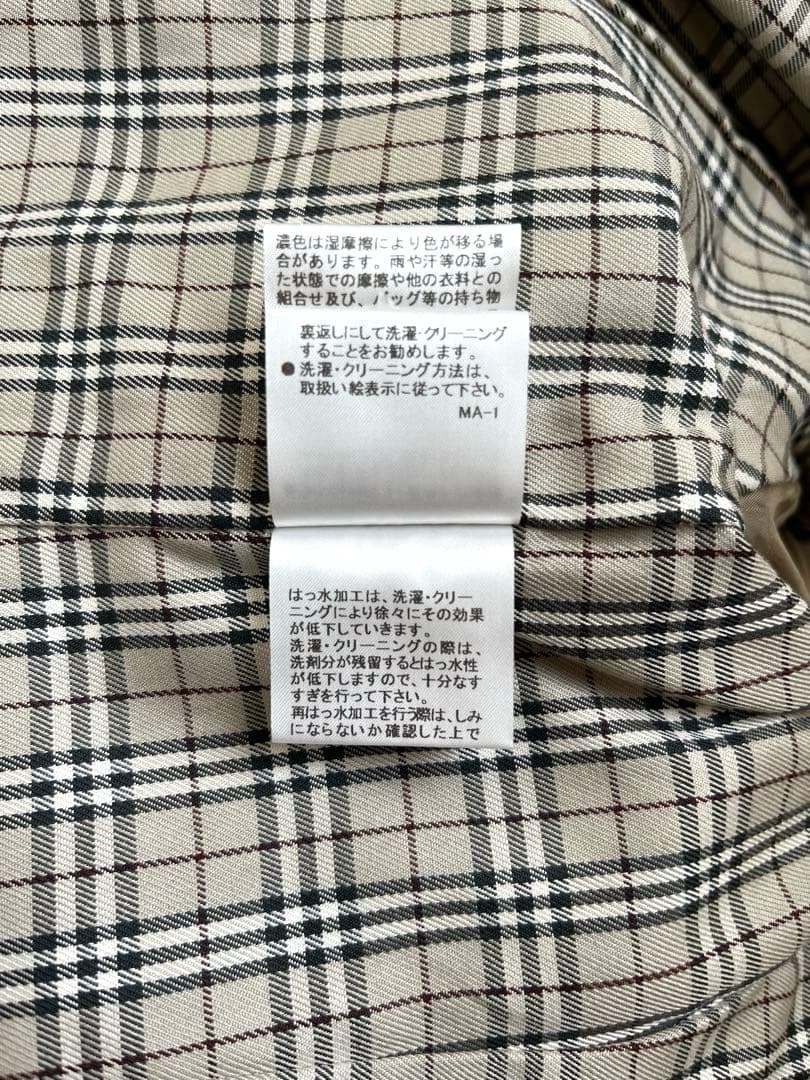 【美品】BURBERRY BLUE LABEL トレンチコート ベージュ 36