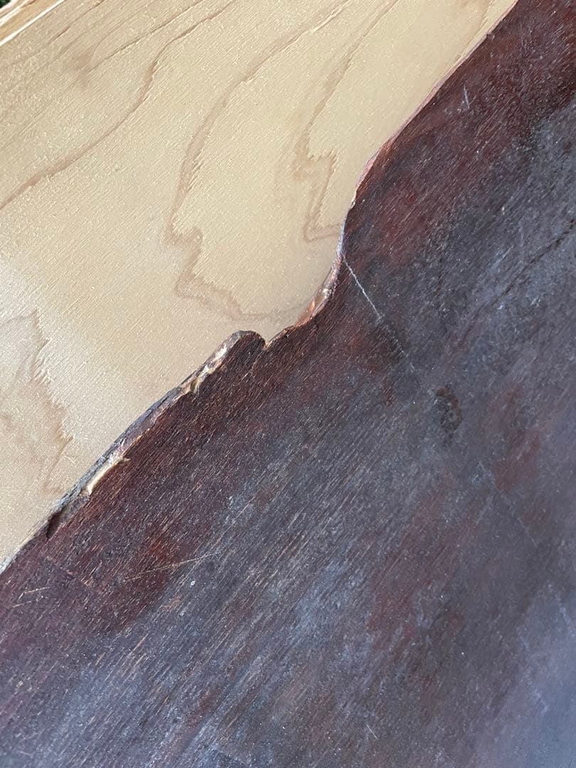 値下げ　一枚板　テーブル　天板の板のみ　キズ汚れ多数　倉庫保管で状態良くないです