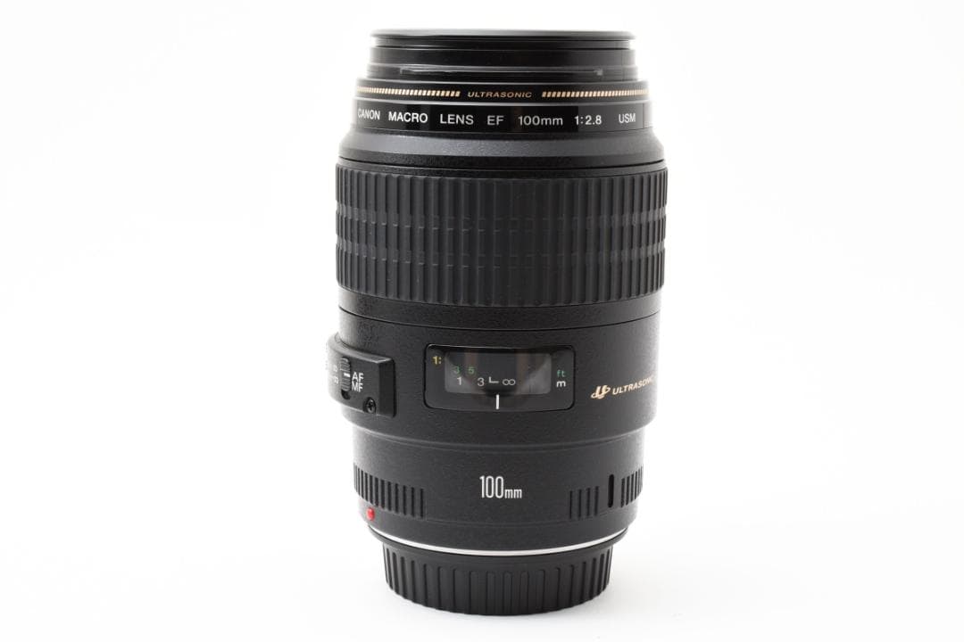 【美品】Canon EF 100mm f/2.8 Macro USM レンズ