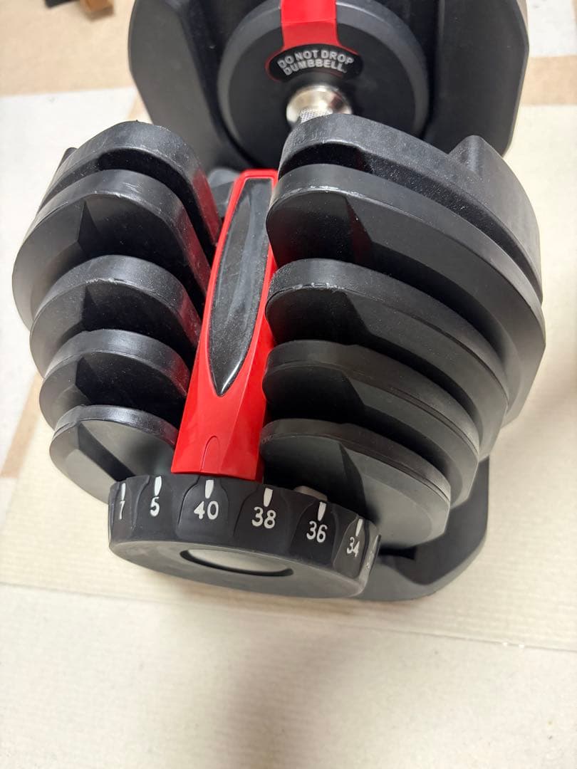 可変式ダンベル 40kg 筋トレ 自宅トレ