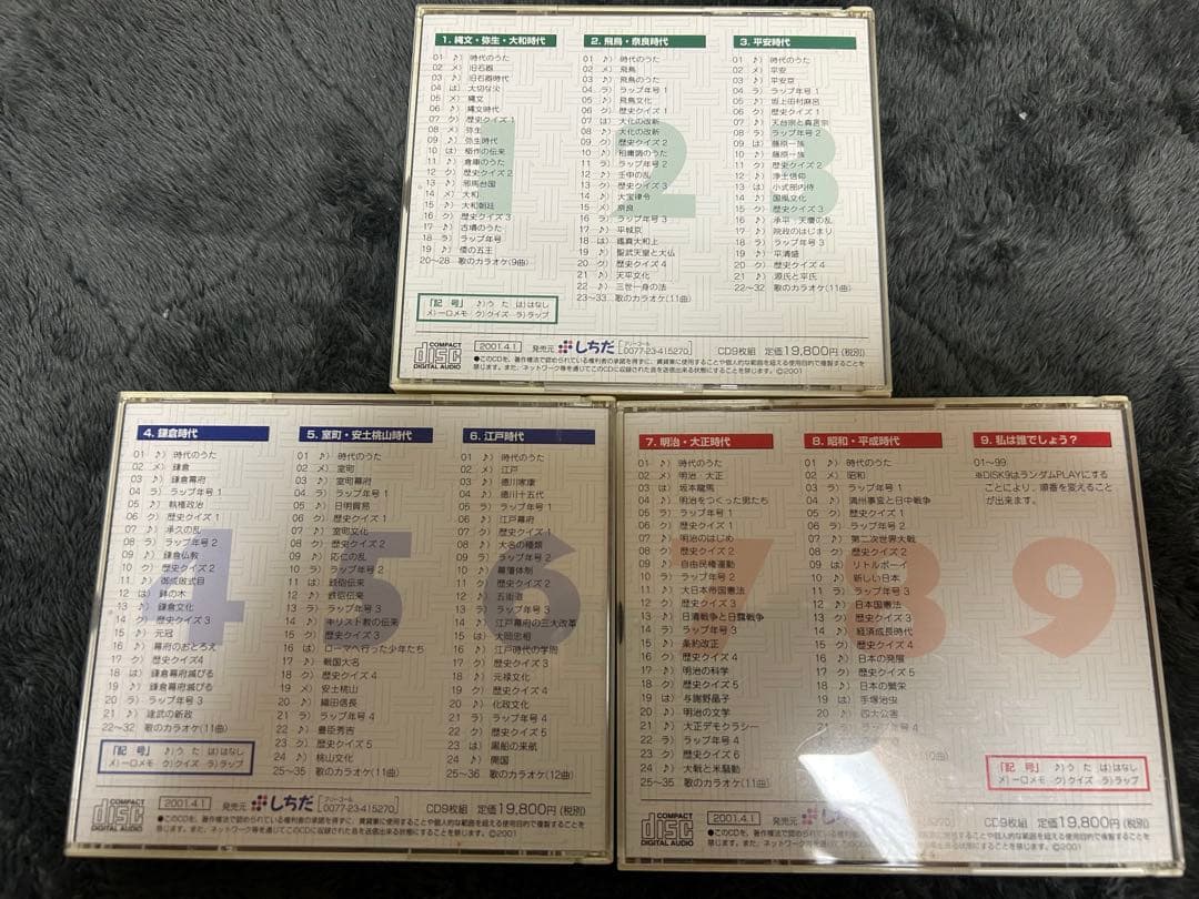 しちだ　れきし探訪 ９枚セット