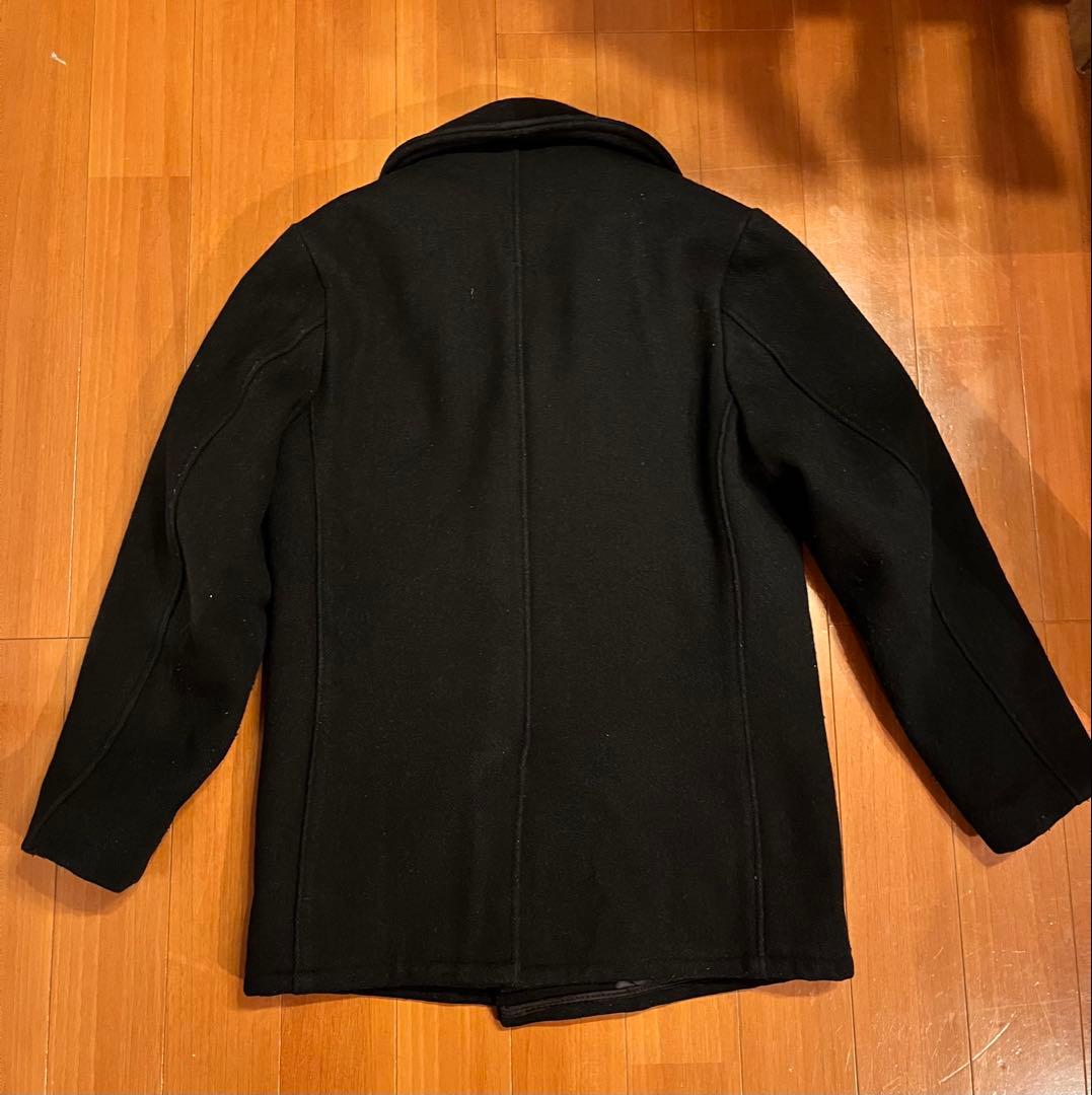 Schott USA製 740N Pコート 36 黒 キルティング