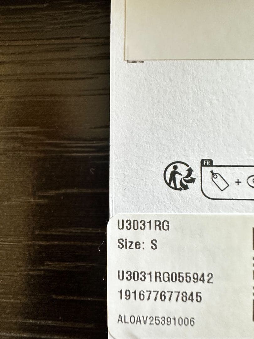 新品未使用　alo オーバーサイズ　スウェット タグあり