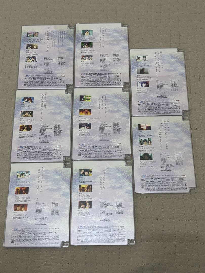 CLANNAD クラナド DVD 第1期 全8巻 BOX付 ブックレット付