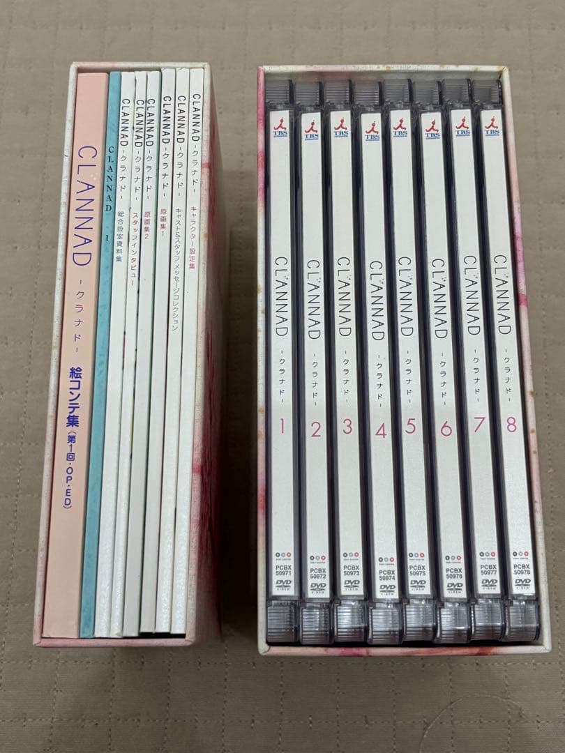 CLANNAD クラナド DVD 第1期 全8巻 BOX付 ブックレット付