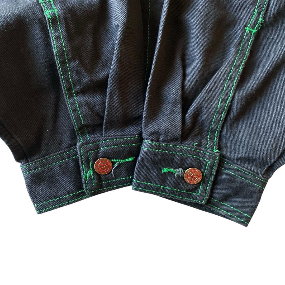 初期 90s USA製 CROSS COLOURS デニムトラッカージャケット